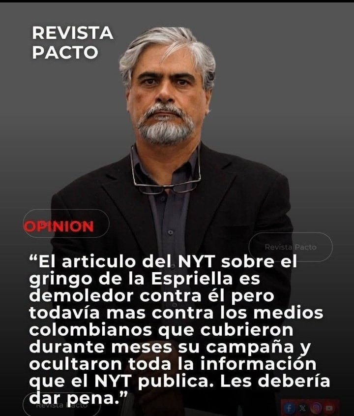 Eclides3's tweet photo. Vergüenza mundial.
El New York Times uno de los mejores periódicos del mundo, pública un artículo en  contra del  Filipichín Gringo y de los medios de comunicación vendidos que ocultaron durante los meses de campaña toda la información que este periódico publica. https://t.co/mirUqbrT6c