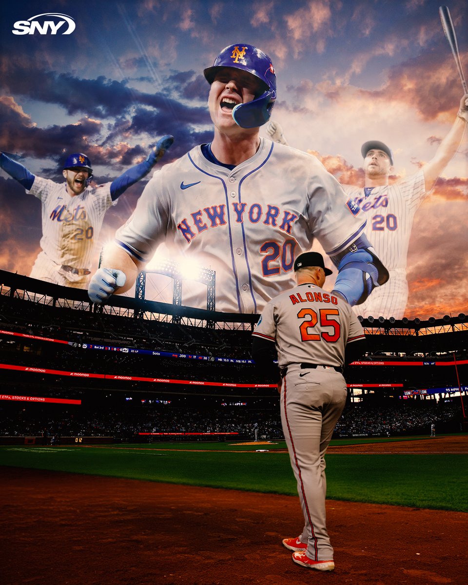 SNY_Mets's tweet photo. Pete Alonso makes his return to Queens tonight https://t.co/A2K1L49udw