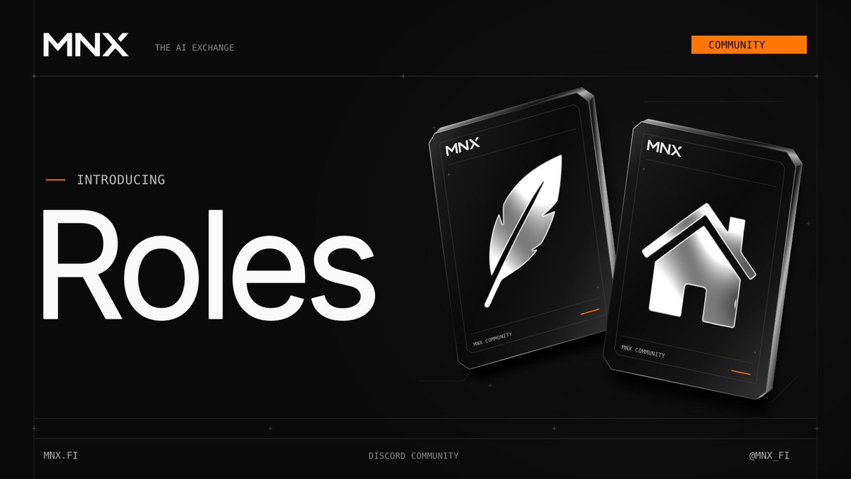 MNX_fi's tweet photo. Our role system on Discord is officially open. 

Your place in MNX starts here.

Join early and claim your invite code. https://t.co/mLO8prDfux
