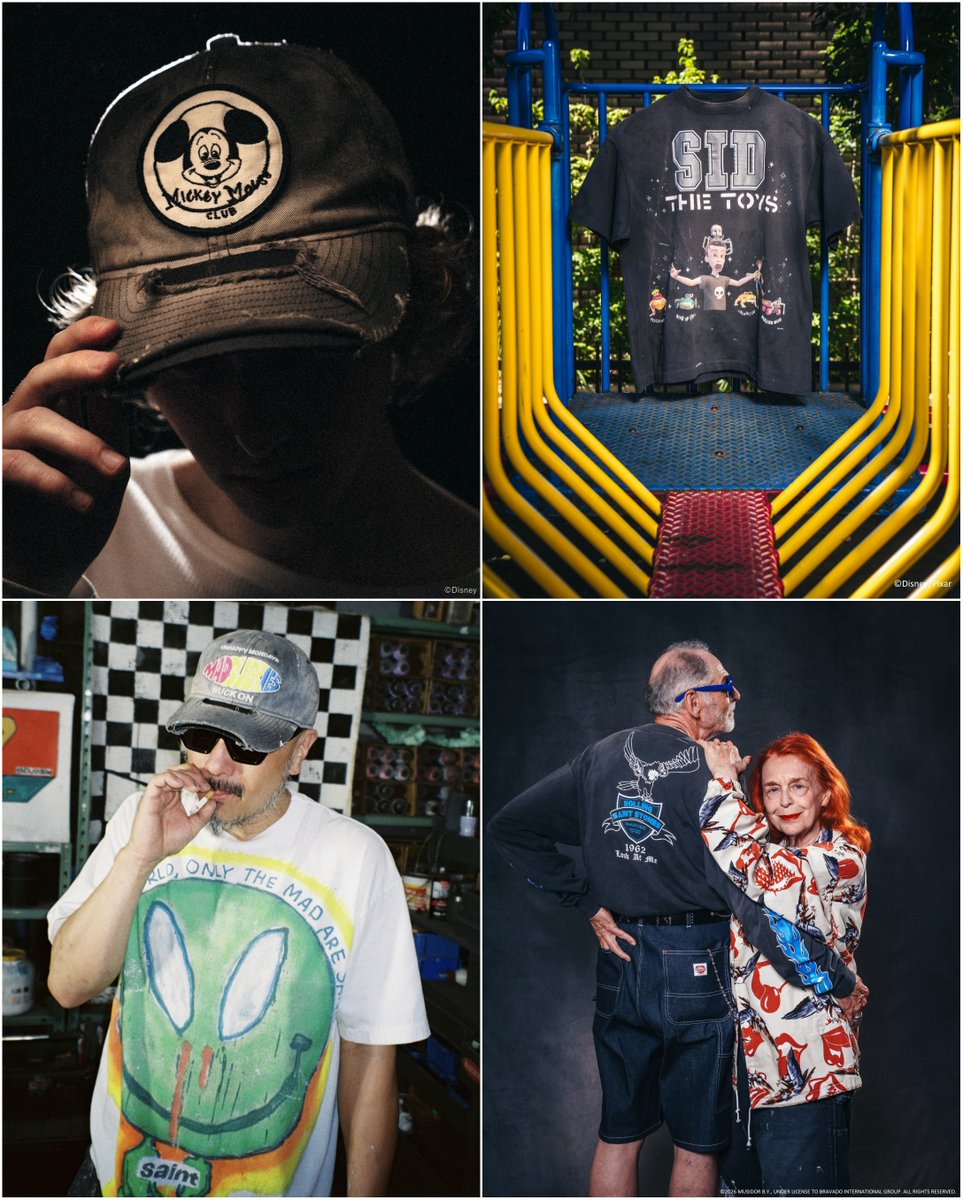 fullress's tweet photo. SAINT Mxxxxxx 2026 FW 7th ドロップ「ディズニーコレクション」フィーチャーや「トイ・ストーリー」「MADSAKI」「The Rolling Stones」とのコラボアイテムが9/19 発売 (セントマイケル 2026年 秋冬)

https://t.co/BsRNEm5EEL https://t.co/2d3dfk6peb