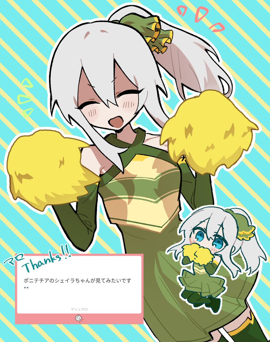 Asaki_0224's tweet photo. ポニテチアシェイラちゃん🥳 https://t.co/f4QVwhIDkF