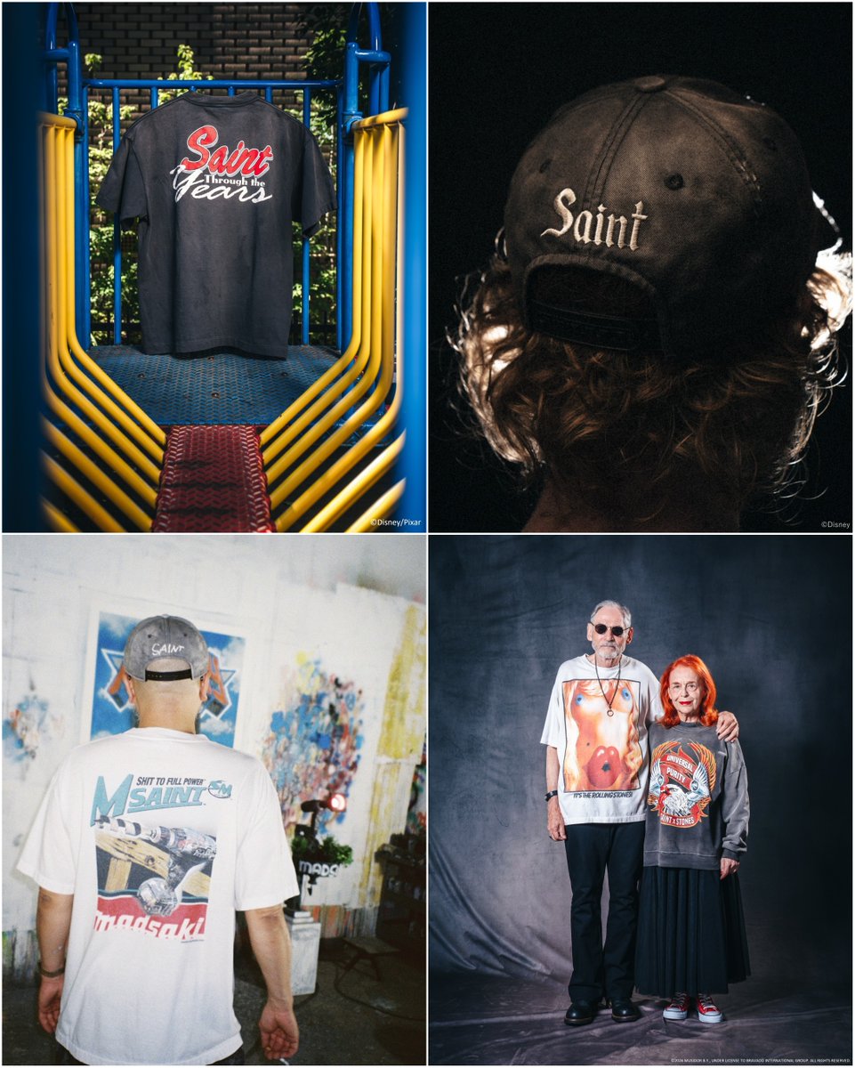 fullress's tweet photo. SAINT Mxxxxxx 2026 FW 7th ドロップ「ディズニーコレクション」フィーチャーや「トイ・ストーリー」「MADSAKI」「The Rolling Stones」とのコラボアイテムが9/19 発売 (セントマイケル 2026年 秋冬)

https://t.co/BsRNEm5EEL https://t.co/2d3dfk6peb