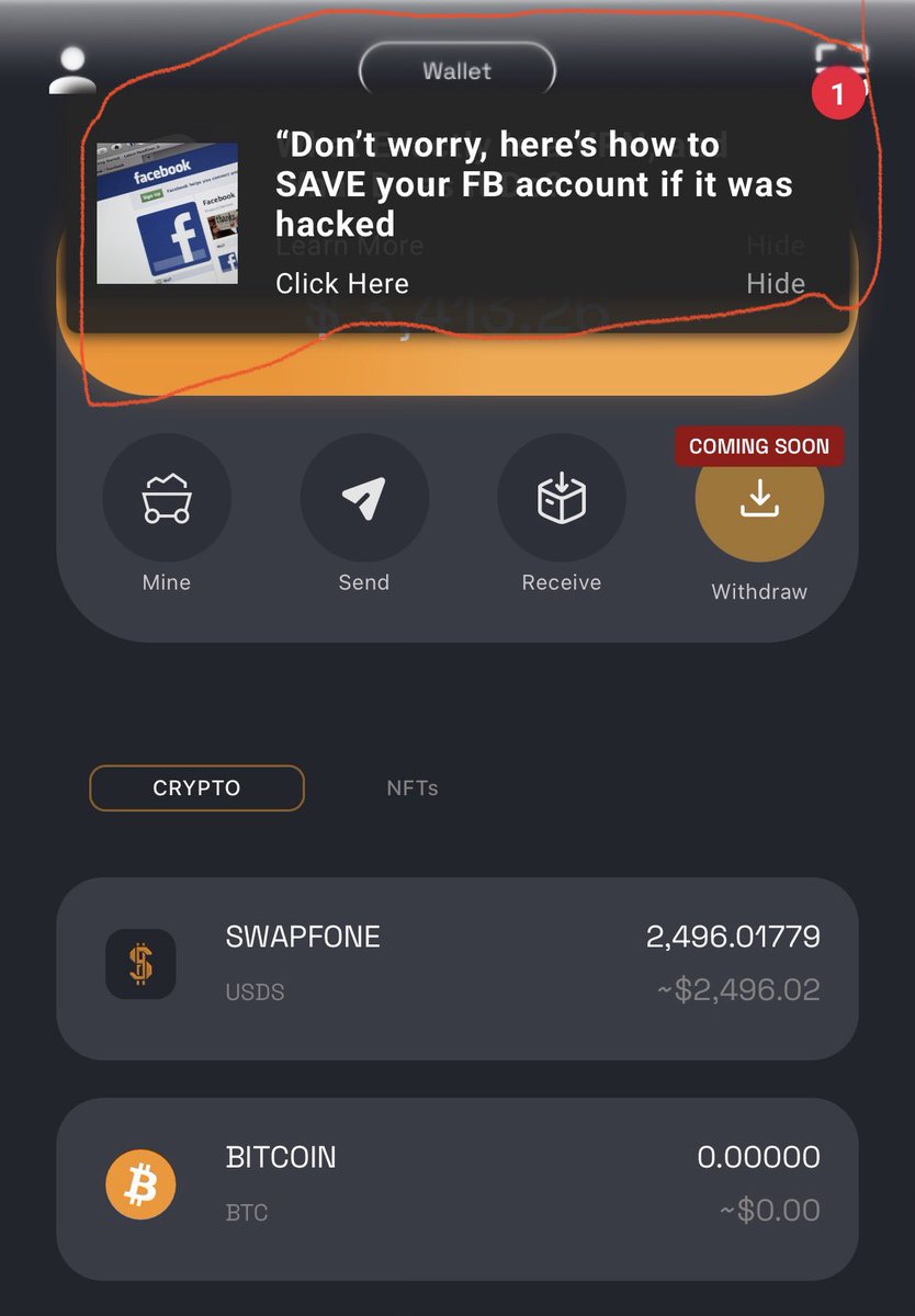 Franck__243's tweet photo. Who still remembers this so-called project @swapfone?

Another dishonest team of developers with no clear destination. They are milking the community with excessive ads that go too far, because they love money more than anything. You will even find adult ad content on their platform.

The most important thing to know here is that they have been changing their own deadlines without consulting their community and introducing useless features just to keep users watching more ads while they get rich.
Fearing their own community’s reactions, they previously disabled the comment section on X.
A huge number of users are now calling them scammers.

The crypto and Web3 environment must be cleaned of fraudsters.
@elonmusk @telegram @durov I believe you are hearing about these kinds of developers on your platforms. Take action when users report them. They must be suspended permanently.
Selling personal information to third parties is not fair.