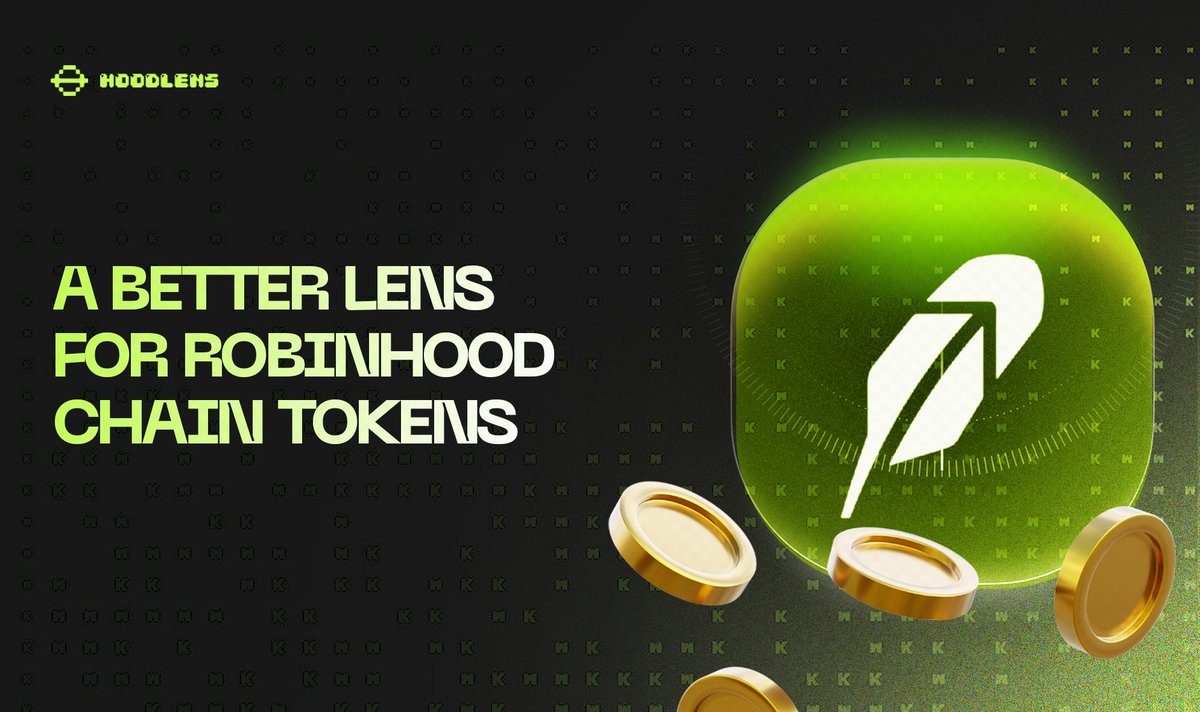 hoodlensfun's tweet photo. New tokens move fast, but understanding them often means jumping between explorers, DEXs and spreadsheets. 

HoodLens brings contract data, price, liquidity, holders, transfers, discovery and risk indicators into one sourced profile for @RobinhoodApp Chain tokens. https://t.co/z5lCIUOq1z