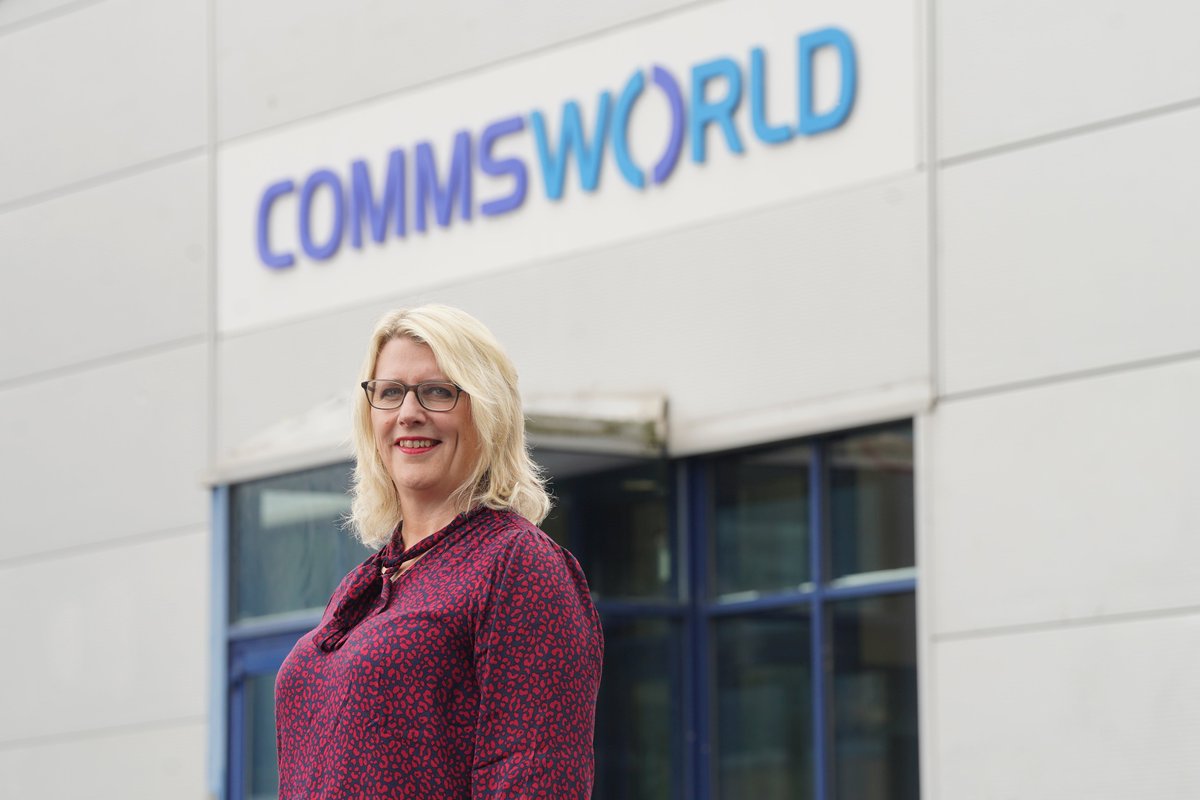 Commsworld's tweet photo. Louise Thompson joins Commsworld as its new Commercial Director. 
Louise takes up the newly-created role at the Scottish-headquartered business to assist in strengthening and evolving its commercial offering to both public and private sector customers.
https://t.co/XknW2Ddv9B https://t.co/hjOVjnho0f