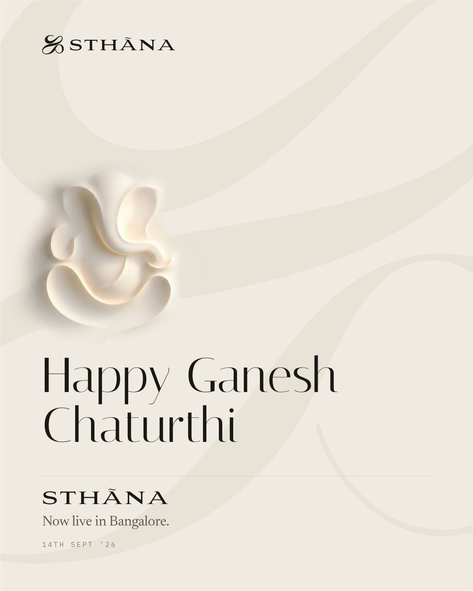 withsthana's tweet photo. Happy Ganesh Chaturthi! 🪔

A little extra special for us this year. We’ve been quietly building and today we’re finally launching.

Sthāna a rental concierge for Bangalore.
https://t.co/i8kM3rMG8c

Here’s to new beginnings, good things, and a little luck.❤️ https://t.co/o0WJH9RDqE