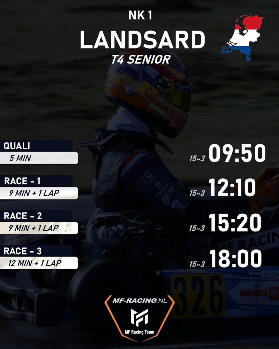 ElmoHeinbaugh's tweet photo. The weekend is almost here, and the first race of the year is fast approaching. Here’s the schedule. https://t.co/ep1CXGsy4y