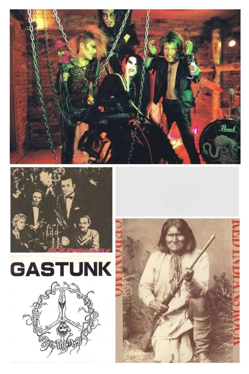 OriKen1's tweet photo. #GASTUNK のシングルと言えばこの4枚だな。当時はレコードだったよ。
#SEXDEVIL
#MrGazime
#GERONIMO
#THEVANISHINGSIGNS
#REDINDIANSROCK
最高の名曲だなぁ。 https://t.co/DVNBWm1ECd