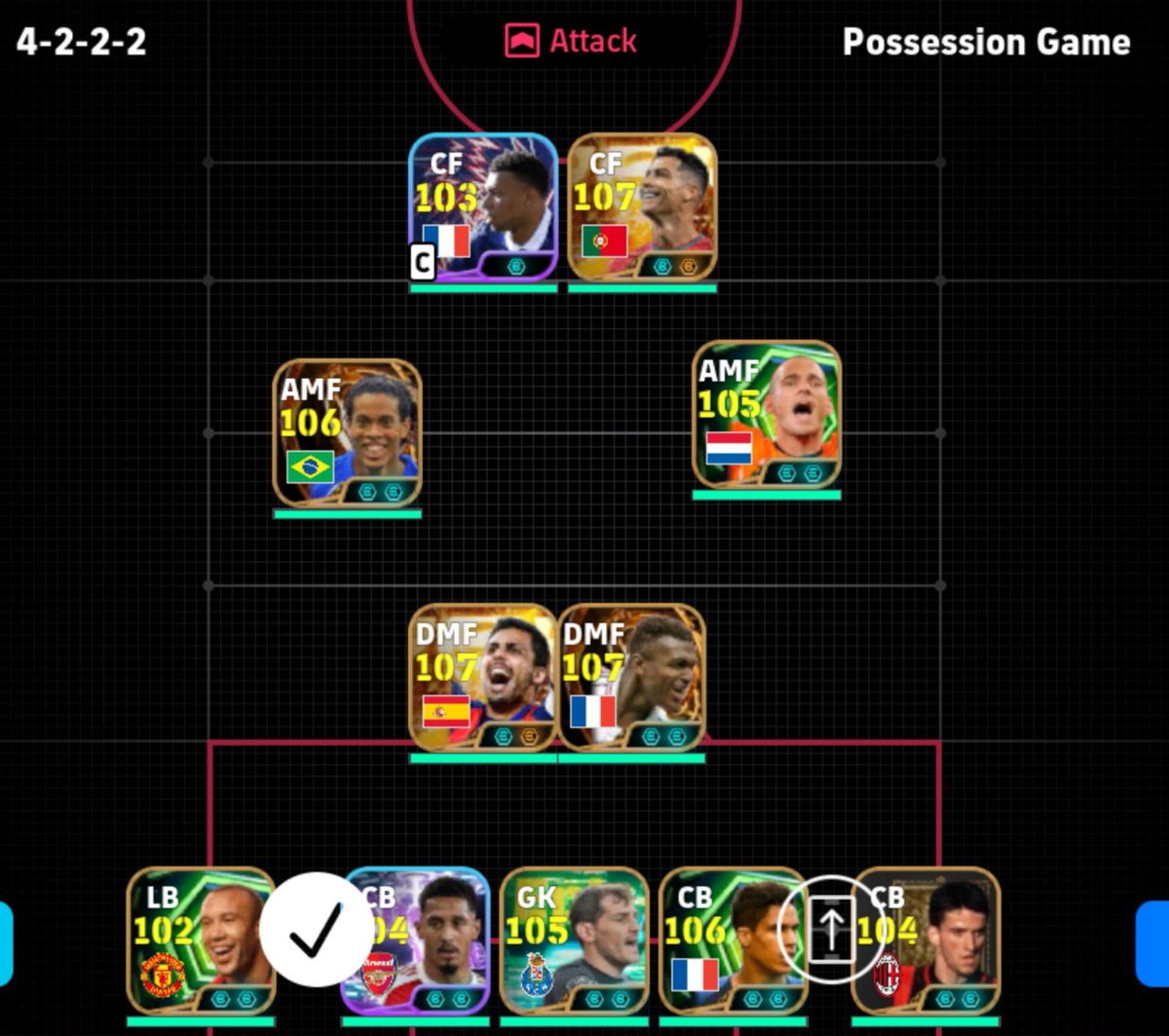 Godswillzaq's tweet photo. Who created that rule that the fast nimble CF must be on the left and the tall strong CF should be on the Right?? 😂.. 

I just can't put Ibrahimovic or Ronaldo on the left side🤔😂 https://t.co/rrrn6bG9Jw