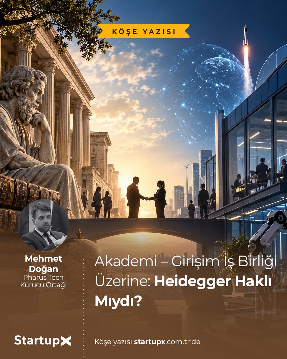 Startupxtr's tweet photo. 📢 Yeni Köşe Yazımız Yayında!

Akademi – Girişim İş Birliği Üzerine: Heidegger Haklı Mıydı?

Akademi, Eflatun'un Atina'daki okulundan kökenini alan düşünce ve felsefe kuruluşu.

📝 Yazının tamamı: https://t.co/26jZz0CEWM

#Startupx #köşeyazıları #Girişimcilik #Akademi https://t.co/N022VNbj4O
