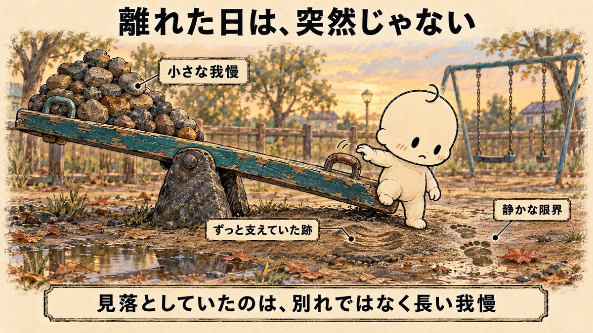 我慢 の 限界 別れ