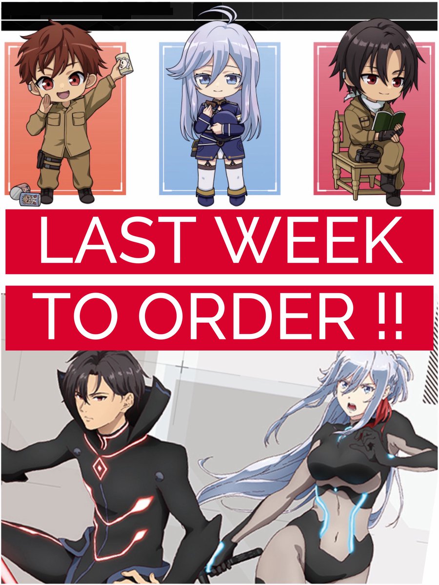 getkawaiishop's tweet photo. ‼️REMINDER
The 86 Karatez collab &amp; chibi kuji preorders close soon‼️

❤️Snag both before it’s too late @ https://t.co/0DrvQbemI4

⚠️Deadlines
86 Karatez Collab - August 15
86 Chibi Kuji - August 18

#getkawaii #eightysix #86anime #shineinouzen #vladilenamilize #エイティシックス https://t.co/68qpiHCB0E