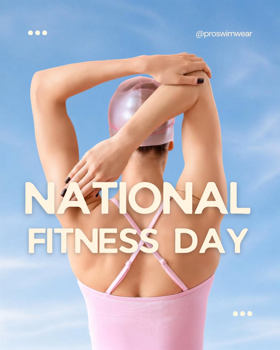 ProSwimwear's tweet photo. National Fitness Day! 🏊‍♂️

Today is all about celebrating movement, health and the activities that make us feel our best and what better way to do that than in the pool?

#NationalFitnessDay #Swimming #SwimForFitness #proswimwear #stayhealthy https://t.co/JdnZdZW0gv