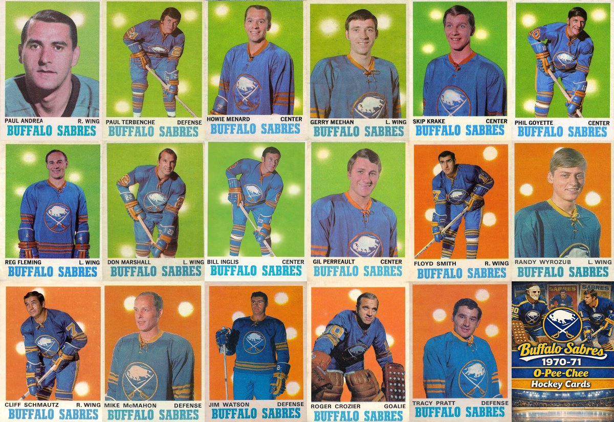 VHCReport's tweet photo. On Sept. 17, 1970, the Buffalo Sabres played the first game in franchise history, a 4-4 preseason tie with the Rangers in Peterborough, Ontario. Billy Inglis scored the first goal ever by a Sabre. #NHLHistory #Sabres https://t.co/YT9exEZkVA