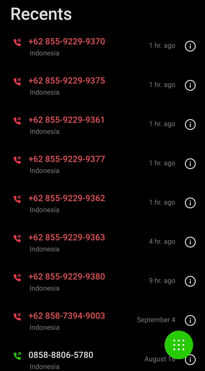 rudipaus's tweet photo. Nomer baru dan mirip mirip, sehari bisa berapa kali telepon nih orang https://t.co/wxLrOOt5JG