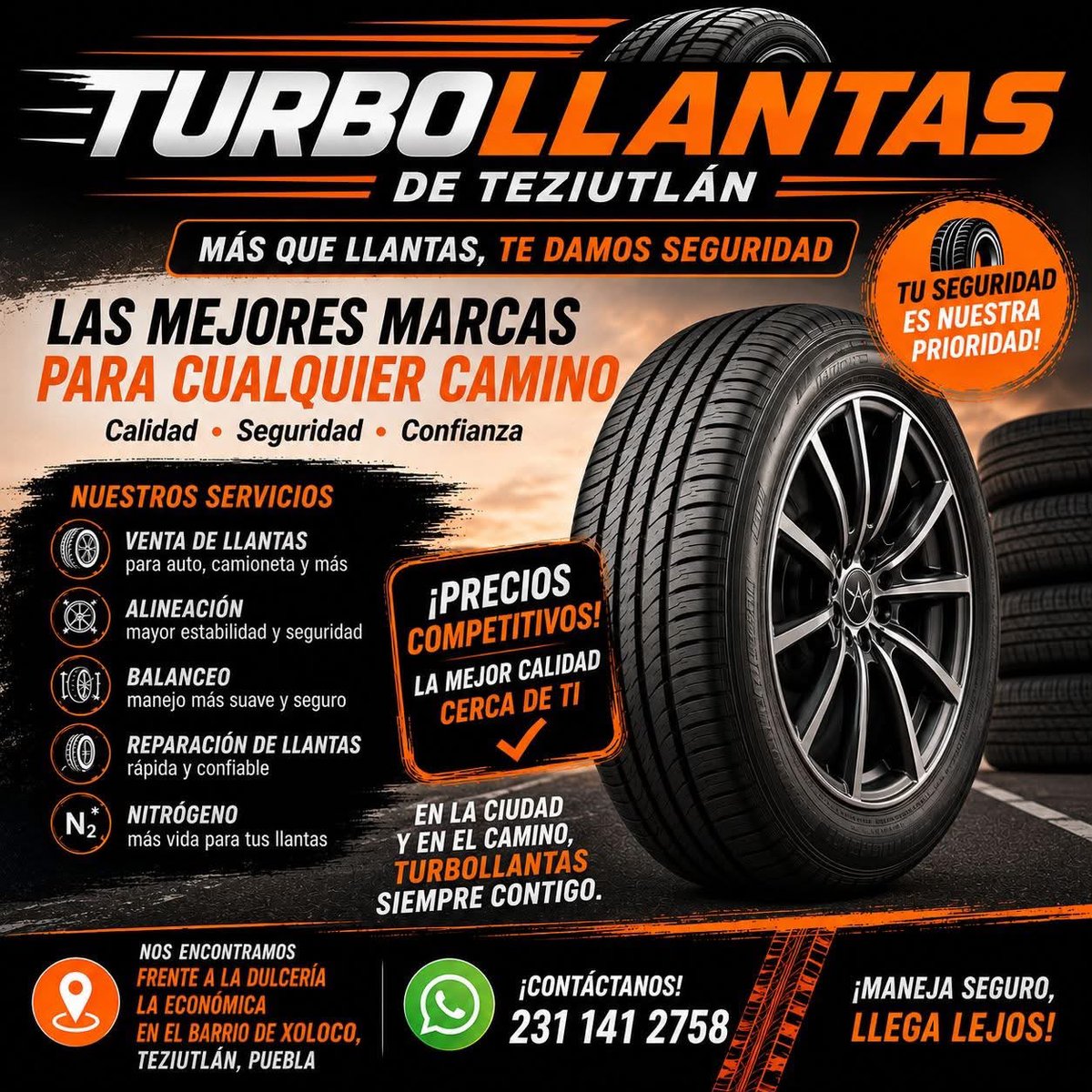 DTeziutlan's tweet photo. Esto y más encontrarás en nuestra edición impresa 🗞��📰
#Turbo #llantas de #teziutlan 🚗🚙
Consulta Nuestra Promoción👇👇 https://t.co/mOKbOnueSh