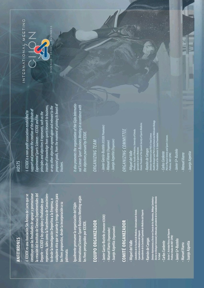 icexde's tweet photo. ICEXDE - Institute of Experimental Sports Sciences

With ICEXDE's objectives

From #iICEXDE

#GijónInternationalScienceSportBusinessMeeting is coming

SPORT, R&amp;D&amp;I AND BUSINESS WILL LEAD US DOWN NEW PATHS TOWARD THE FUTURE.

#sportmanagement #sportinvest https://t.co/kUQ6c8edjb