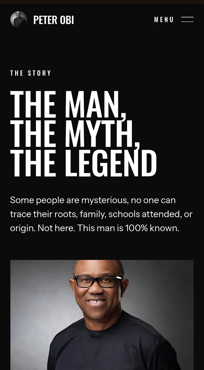 ukocarter's tweet photo. The guy that developed this Website https://t.co/K4Wt2ODikg is an Obidient through and through. 

What is this opening lines? 😂😂😂😂 https://t.co/8jzMTii4yn