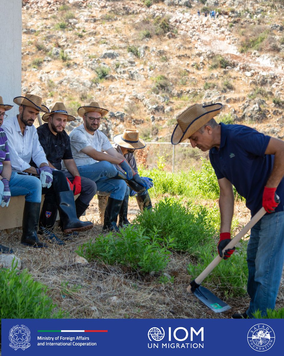 FondationSafadi's tweet photo. Highlights from the Green Maintenance training in between Akkar, Beirut and Bekaa designed to enhance readiness for employment in Lebanon and beyond. Delivered by Al Safadi Foundation in collaboration with @IOMLebanon’s Abeona Project. Supported by @ItalyMFA_int. https://t.co/5oN3RYRuxu