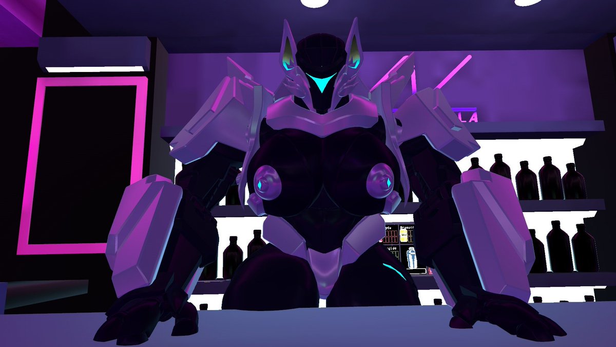 luckb1tch's tweet photo. So, Welcome to the Vehicon Bar.
The Name's XR-4115, or XR for Short. What can I get for you today? We've got an... all natural special on Energon.
#valveplug #bimbots https://t.co/abReli3E8O