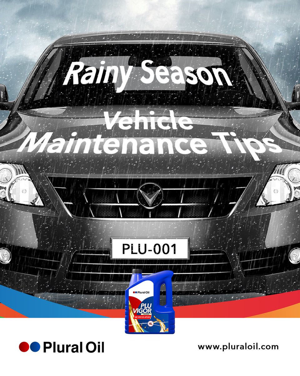 PluralOilOnline's tweet photo. Going into the rainy season? Keep your vehicle ready. 

Stay prepared, stay safe, and keep your engine protected with Genuine Oil.

Plural Oil, Performance You Can Count On.

#PluralOil #RainySeason #VehicleMaintenance #CarCare https://t.co/Kq8Exy9PZ6