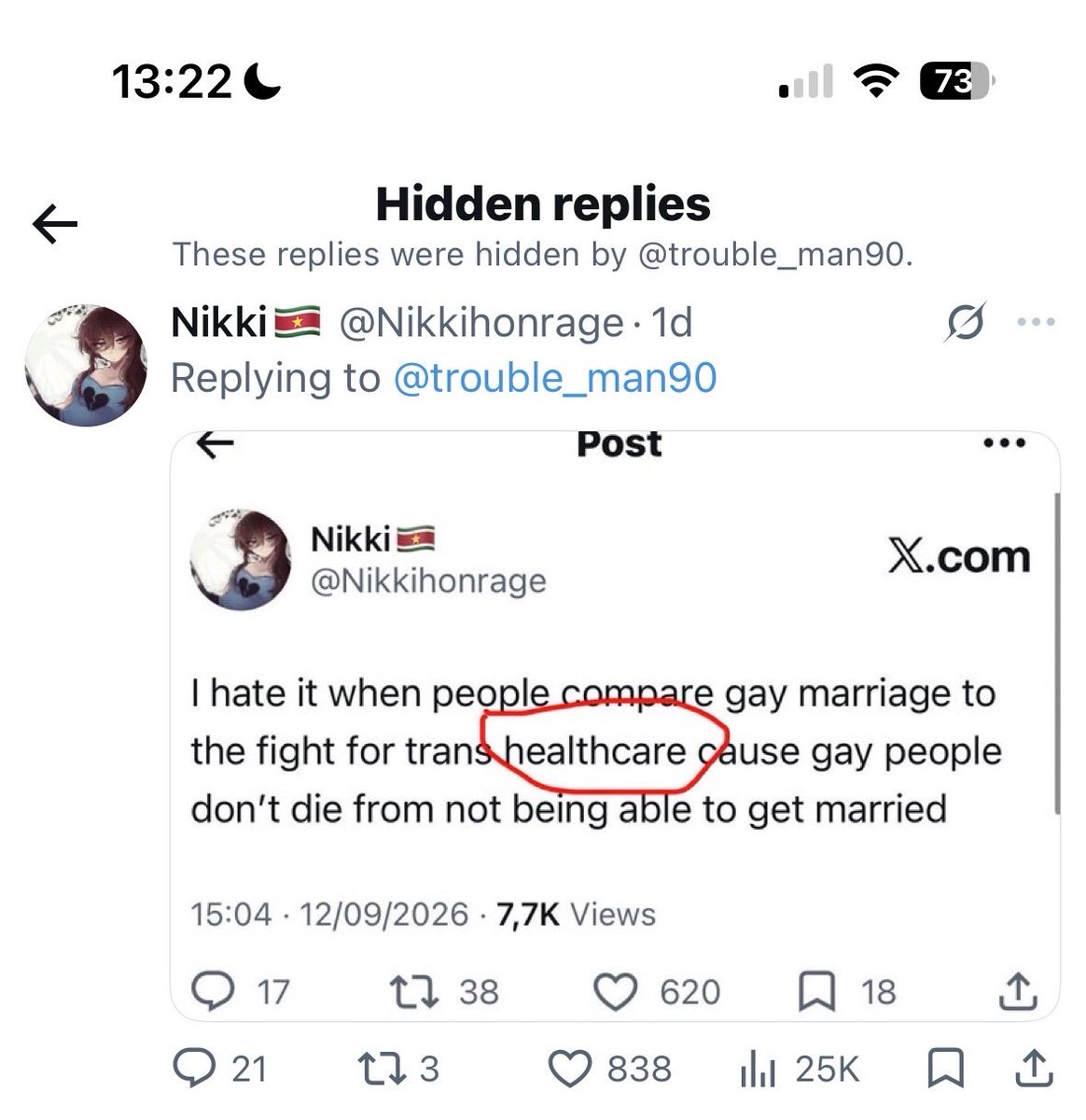Nikkihonrage's tweet photo. Hiding comments award https://t.co/2F9g93GgFF