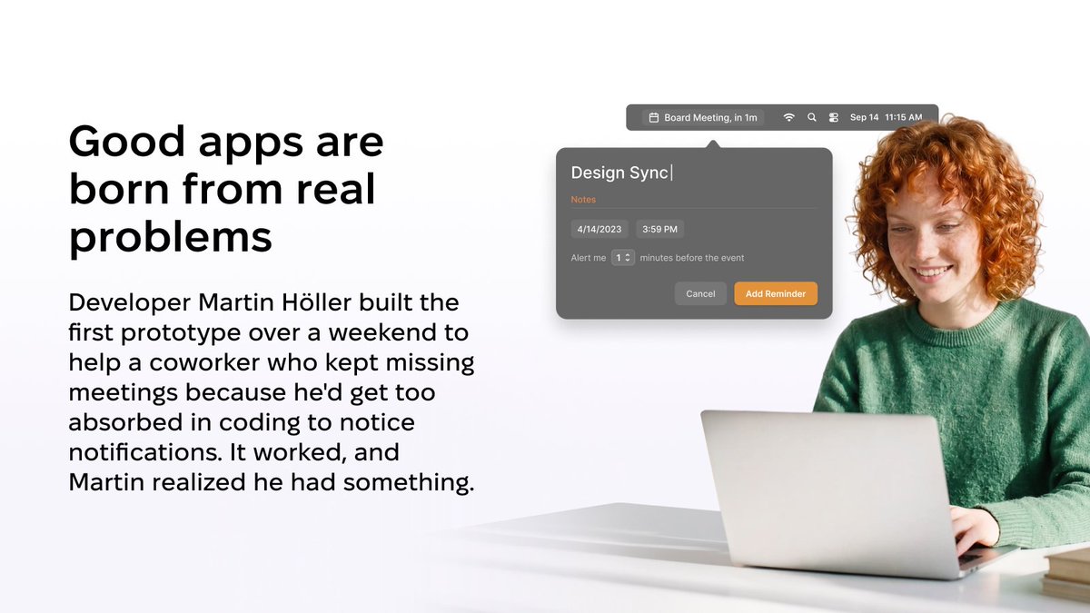 Setapp's tweet photo. When the team chat starts pinging "where are you?" — that app is your Scooby Doo.

��� Read the full story of In Your Face on the Setapp blog!  
https://t.co/d5IxD1IJih https://t.co/Uuces3h3pe