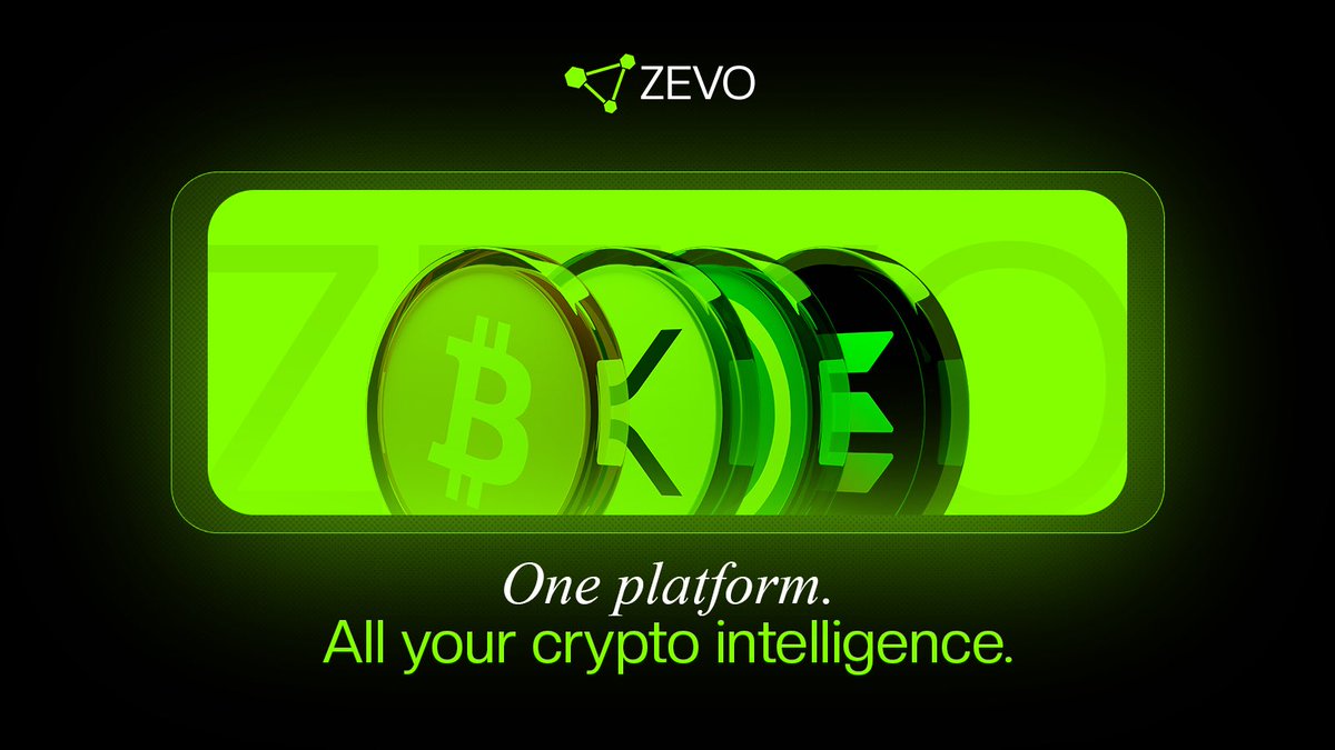 usezevo's tweet photo. Zevo brings crypto research, market data, portfolio tracking, alerts, airdrops and funding intelligence into one platform. 

Instead of jumping between tools, you get a single workspace for discovering assets, understanding markets and keeping track of what matters. https://t.co/zfAtoYljau