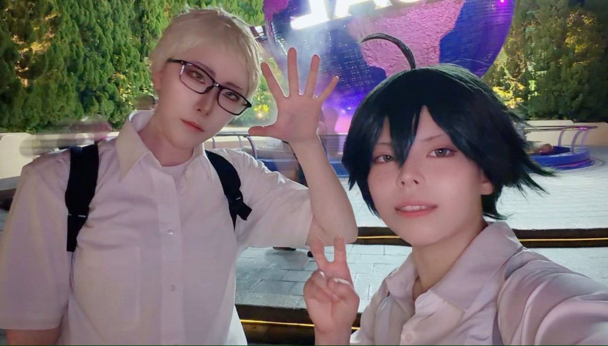 dak_cos's tweet photo. 🌙とめちゃめちゃ遊んできましたーー！！！！
超楽しかった😂😂😂
3枚目は写真タイミング分からなくてギュッとなってる自分と余裕✌️な🌙

🌙→@Sky_0326 https://t.co/eC21JyCH7x