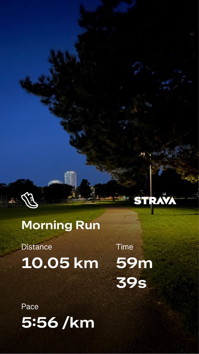 kunrup's tweet photo. Never miss a Monday run!
10 K before sunrise 🌅 
#positivevibesonly #brampton #stayactive #staymotivated #runforhealth https://t.co/kOZOFqCoLZ