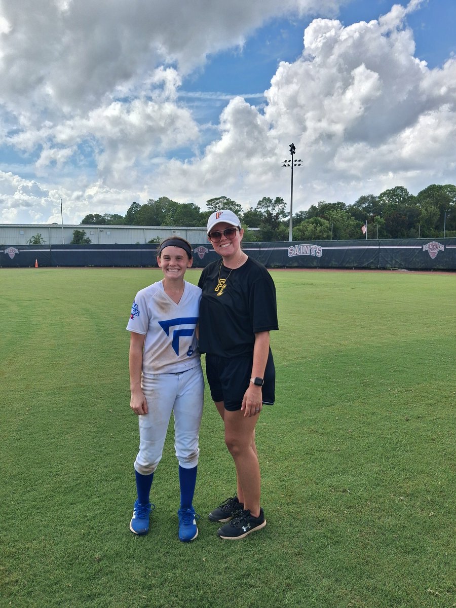 TessShockley's tweet photo. Thank you for the hospitality Coach Grant and Coach Allen. Our team camp experience was so much fun. Playing on the Flagler field was a dream come true. @FlaglerSoftball https://t.co/WmLJbNKsMM