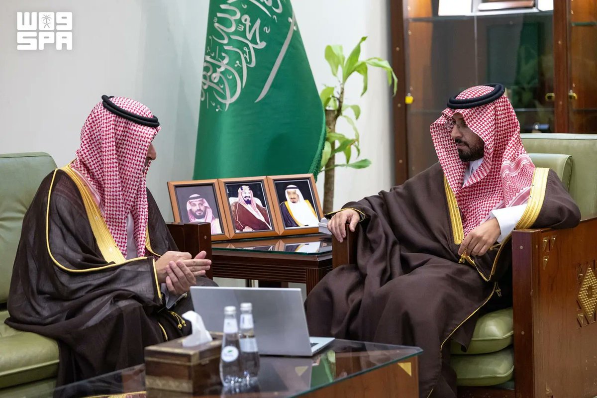 SPAregions's tweet photo. ��حافظ الخرج يستقبل مدير المركز الوطني لتنمية الغطاء النباتي ومكافحة التصحر بمنطقة الرياض.
https://t.co/DH4i9YIWuE
#واس https://t.co/laAZfTNTDL