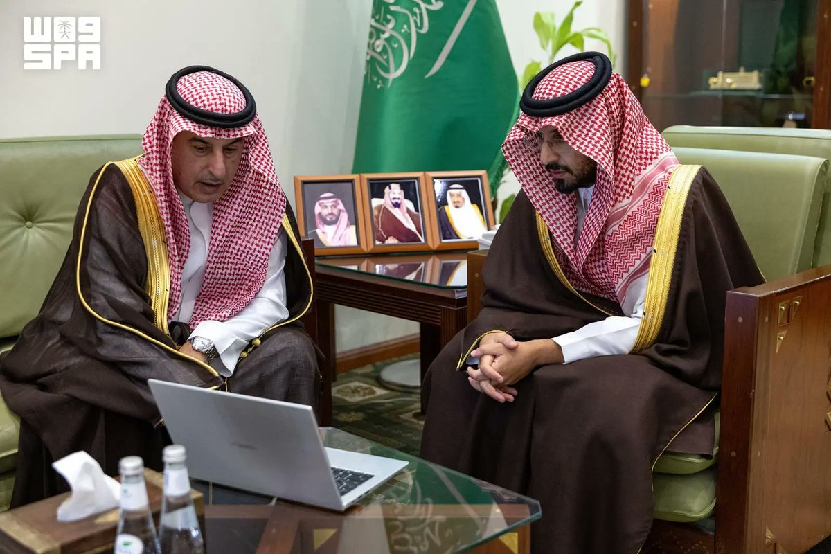 SPAregions's tweet photo. ��حافظ الخرج يستقبل مدير المركز الوطني لتنمية الغطاء النباتي ومكافحة التصحر بمنطقة الرياض.
https://t.co/DH4i9YIWuE
#واس https://t.co/laAZfTNTDL