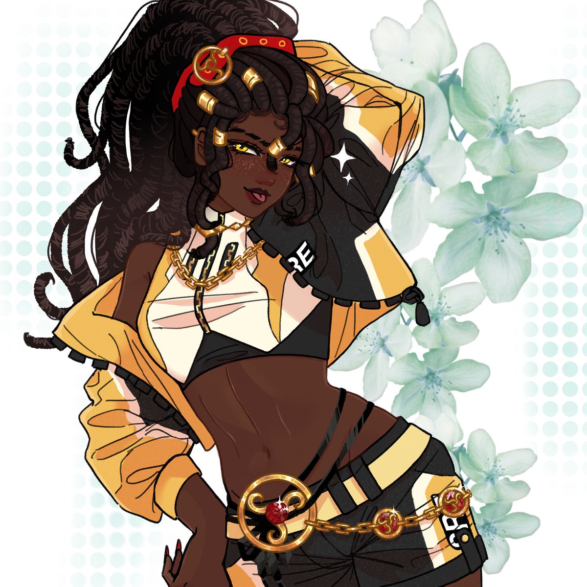 cherruboa's tweet photo. this woman is gorgeous 🔮❤️💛
#identityVイラス #IdentiyV #IDV #patriciadorval #enchantress https://t.co/FeoyelOB6z