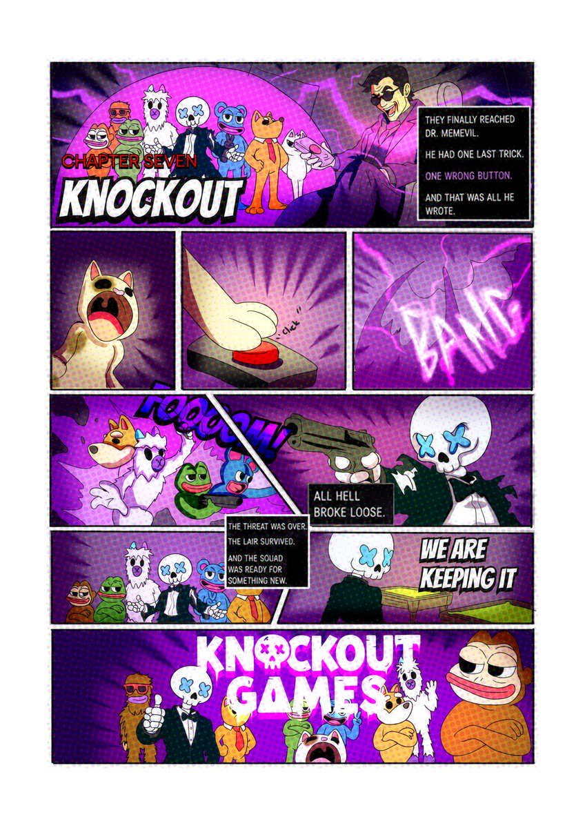 Knockoutgamesio's tweet photo. The fall and rise of Bones. James Bones. 💀

“If there is one thing a cat loves to do, it's f*#k sh*t up.”
Note to self: #Popcat does not make a good evil sidekick. 👀

Read the full story. It keeps getting crazier: https://t.co/rHMq8BsYG2
#Solama #Ponke #Pepe #DOGE #MEW #CryptoGaming #GameFi #memecoins #Crypto #Web3 #P2E