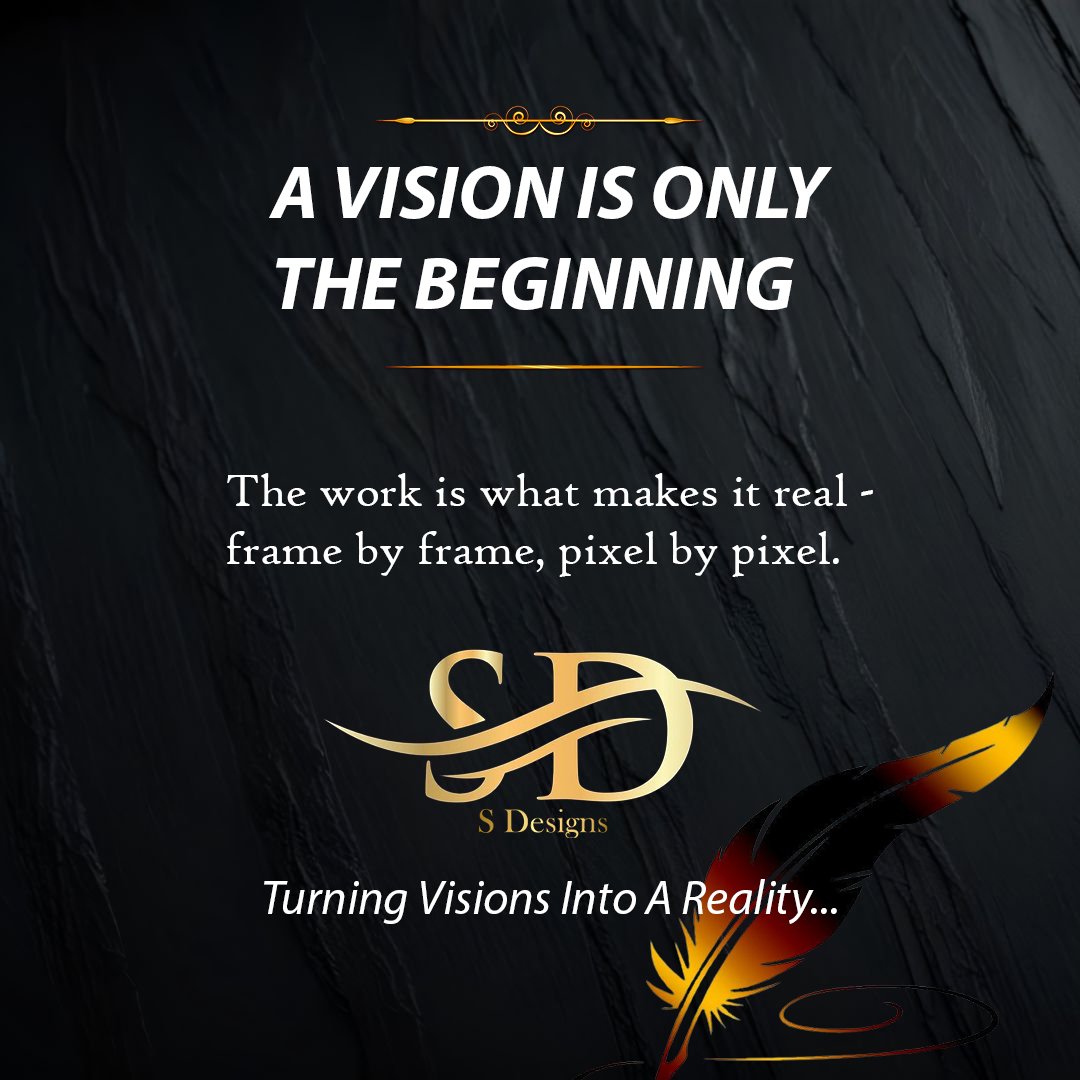 SDesigns_01's tweet photo. Every vision starts as a whisper — an idea, a sketch, a moment waiting to be captured. Our job is to turn that whisper into something you can see, hold, and share. ✨
#SDesigns #TurningVisionsIntoReality #GraphicDesign #PhotographyLife #DesignInspiration https://t.co/mOnmtbWQQC
