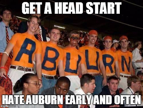 CD3Gator's tweet photo. You can never start making fun of Auburn quickly enough. 
Go Gators 🐊 
#AuburnHateWeek https://t.co/pUaioxC7yQ