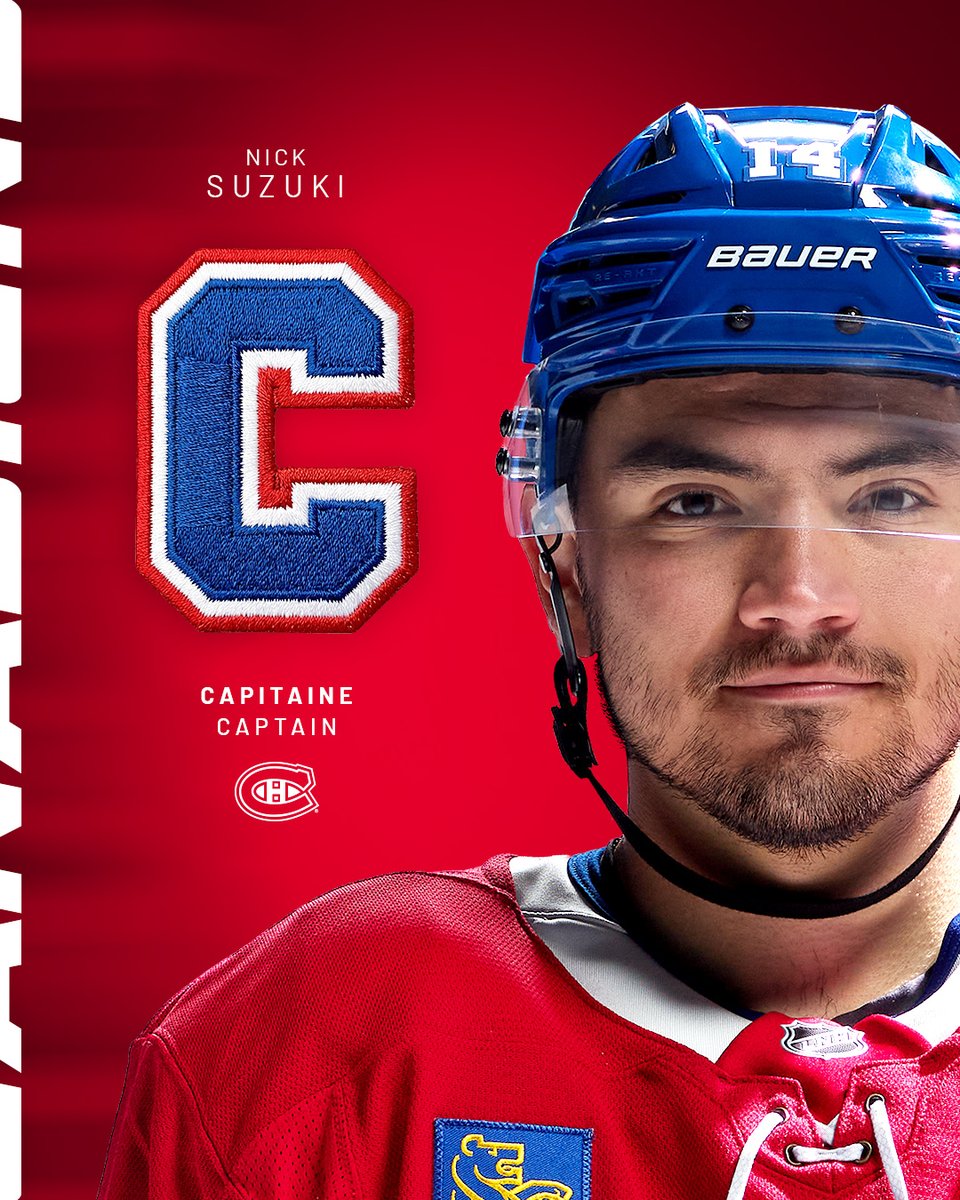 CanadiensMTL's tweet photo. Josh Anderson sera désormais adjoint au capitaine Nick Suzuki, en plus de Mike Matheson

Josh Anderson will serve as an alternate captain to Nick Suzuki, along with Mike Matheson

#GoHabsGo https://t.co/LtymJKgODe