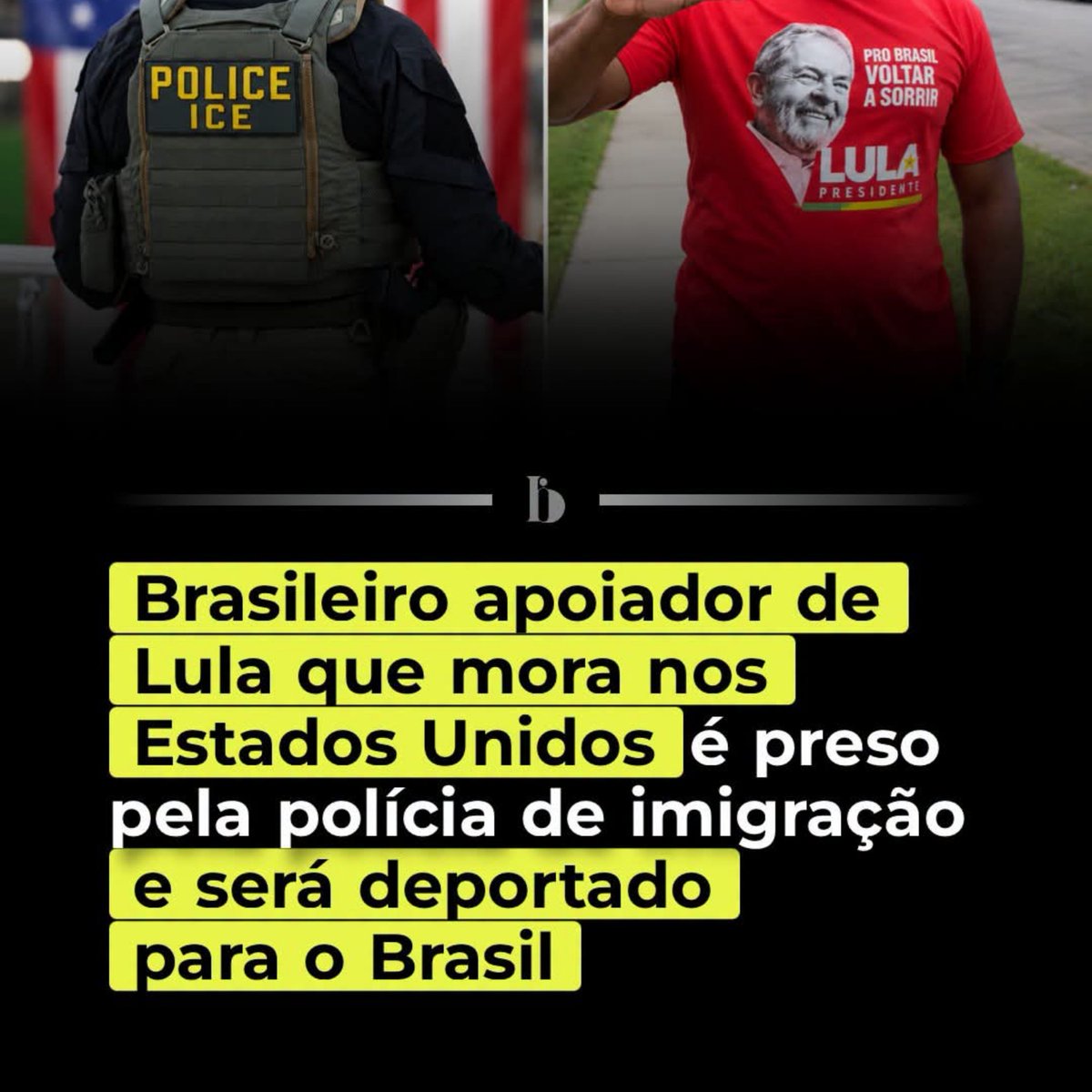 Gardenalpequen3's tweet photo. Apoiar o lula morando nos EUA é fácil..  quero ver agora como vai ser amigão.. 
Vem se ferrar com a gente vem seu fdpota 😂😂 https://t.co/bYlaXlhsO8