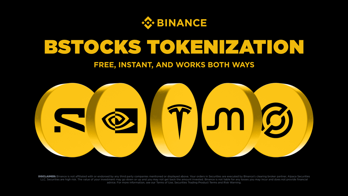 bsc_daily's tweet photo. 🚨 Tokenized Stocks Can Now Be Used as Collateral on Binance

Starting Sep 14, eligible @binance users can use CEA Industries (BNCB) from @bstocksfinance as collateral for margin trading.

Instead of selling your tokenized $BNCB shares to get trading capital, you can lock them as collateral and borrow/use more funds for trading.

This gives tokenized securities another use case beyond simply tracking the price of a stock.

Tokenized stocks are slowly becoming financial assets that can plug directly into crypto markets.

As more exchanges accept tokenized securities as collateral, the line between traditional assets and DeFi/CeFi becomes increasingly blurred.

The feature is currently limited to VIP 3+ users in approved jurisdictions, so adoption is still early. But the direction is worth watching.