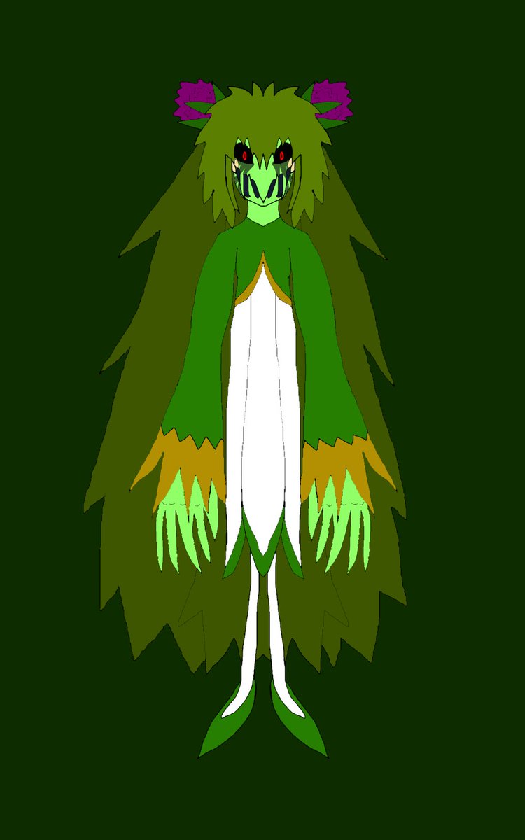 SporeCrasher's tweet photo. And now, Flytrap(Full Bloom) if she were in Eternal Nightmare.

Turns out, nuclear radiation can indeed affect a Voidspawn. It’s made her Full Bloom form grow from 6’2 to 15’7, and given her a craving for flesh. Fox flesh.

#theflytrap #cosmotheseedrian #eternalnightmare https://t.co/W4pdmbyqTE
