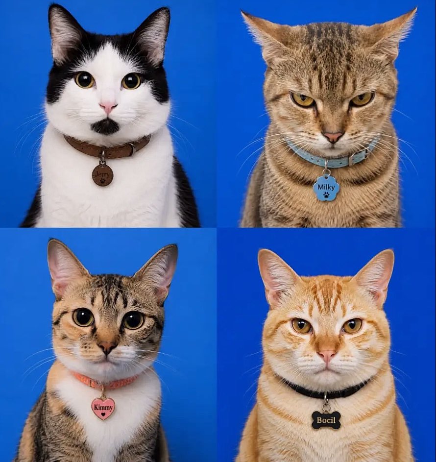 prtygal777's tweet photo. Cat passport pictures https://t.co/79bJMyRxbN