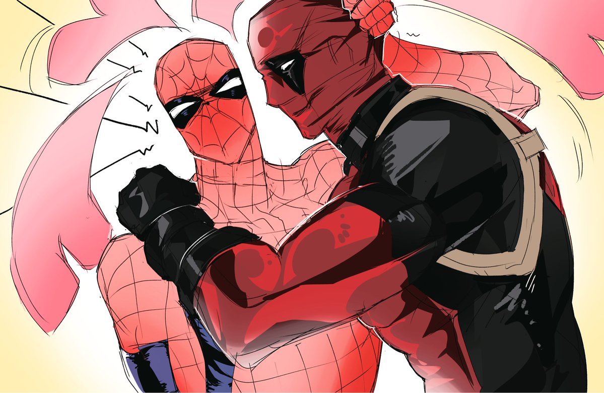 MiMifnof's tweet photo. #spideypool https://t.co/faa8E3BozE
