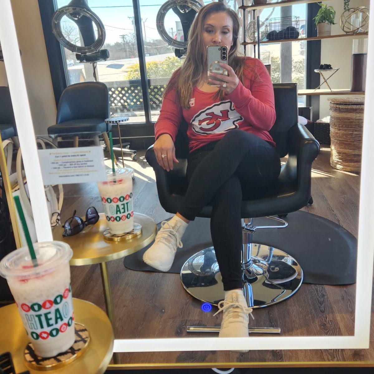 joaobezerracame's tweet photo. A dirty cherry Poppi from HteaO and time in the salon chair always puts me in a good mood. FYI, the Chiefs should be in the Super Bowl. https://t.co/MLSbBVUrMd