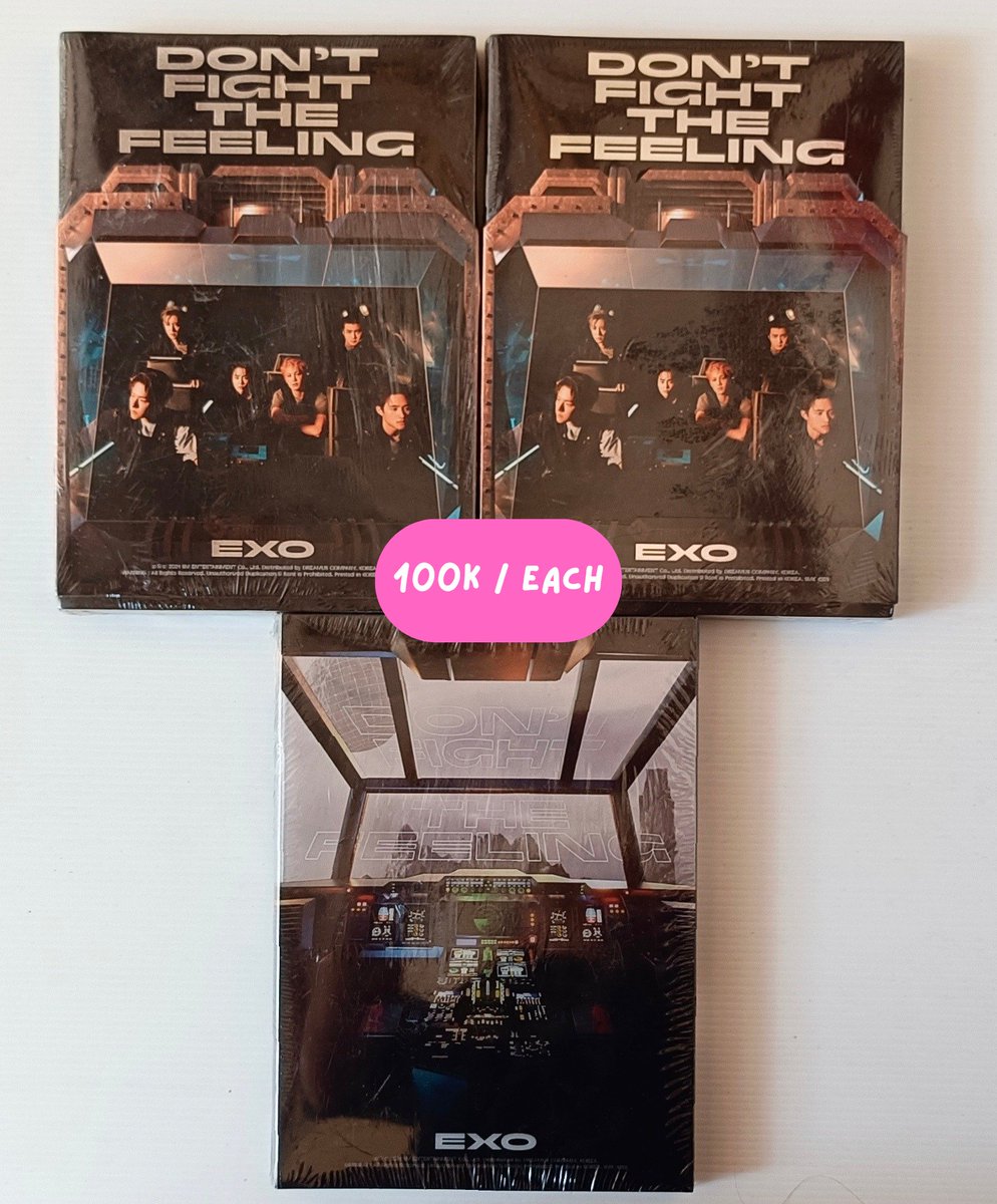 doyxiee's tweet photo. ෆ wts merch exo ෆ

— album dont fight the feeling (dftf) pb 1 &amp; 2 ver [sealed] https://t.co/V7k0oxDalZ