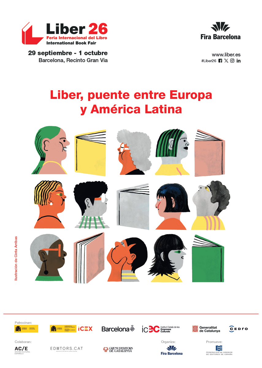 bibliotequescat's tweet photo. 📚Treballes en una biblioteca i vols visitar la @FeriaLiber?
 Tenim codis d’acreditació gratuïta per a professionals de #bibliotequescat
 📅Del 29 de set. a l’1 d’oct.
 📧Escriu a: biblioteques@gencat.cat

@bibliotequesXBM @bibliotequestgn @bibliotequeslle @bibgirona
@CentralEbre https://t.co/2I0DOBSn1t