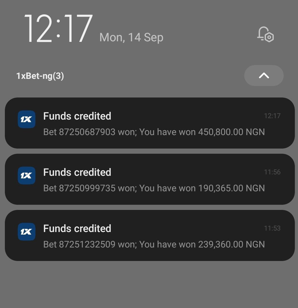 urus_plug's tweet photo. BOOOOOOMMMMM! 💥💥💥💥💥
 
Our breakfast session on 1xbet was absolutely amazing 😍 in the celebrity punter pro group 👽 
we’ve did 3/3 BACK-TO-BACK!  Boom 🤯 🤑🔥
FLAWLESS VICTORY! 🏆🏆🏆

Congratulations once again to everyone who played! 🎉🤝🏾
Steady profit secured! 💰💰💰🔥

Ọ̀ṢẸ́ ỌLỌ́RUN MI! 🙌🏾🙌🏾🙌🏾🙌🏾🙌🏾🙌🏾🙌🏾🙌🏾

Let’s keep the momentum going and keep making the bookies uncomfortable! 😂🔥

Ire ooooo 🤲🏾🤞🏾✨
👽👽👽👽