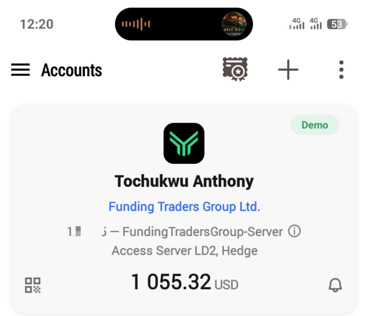 bchainkf9's tweet photo. Phase 1 Up 5% 
@fundingtraders I hope you guys Pay tho https://t.co/OUMONMQ0FO