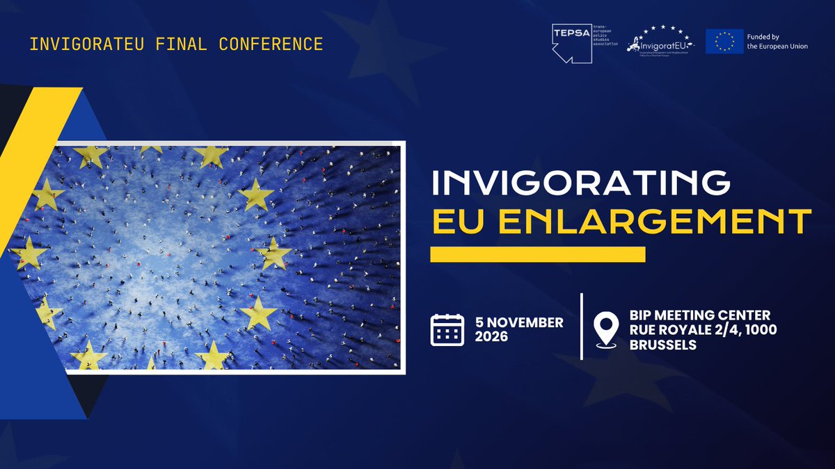 FIIA_fi's tweet photo. 👉 Register TODAY for the final conference of the #InvigoratEU project, happening in Brussels on 5 November 🚨

Join us for lively discussions on how to reinvigorate the EU enlargement process💡

🔗 https://t.co/u3y6NK8mkV

@unidue @IEP_Berlin @tepsaeu https://t.co/qxOMMdkSle