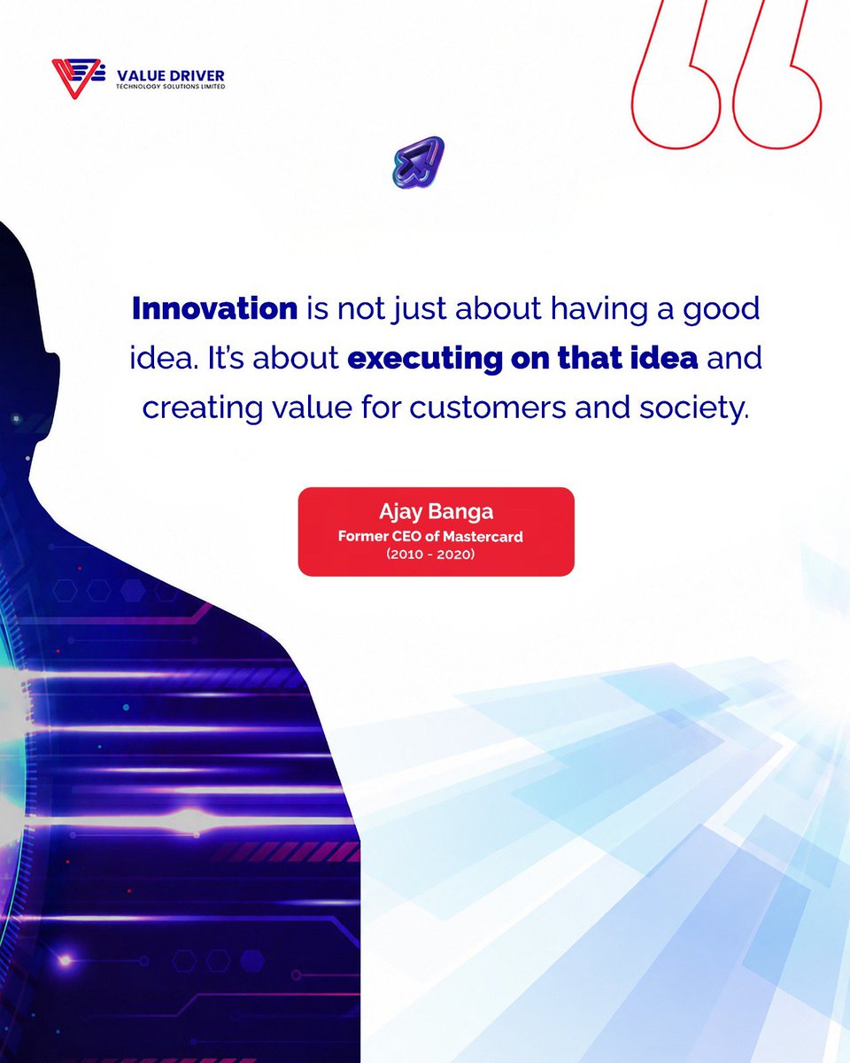 valuedrivertech's tweet photo. Innovation goes beyond writing code or building platforms.

It’s about turning ideas into practical solutions that solve real problems. Keep building, keep innovating, and let your work speak through the value it creates. https://t.co/gzX7ez83Gx